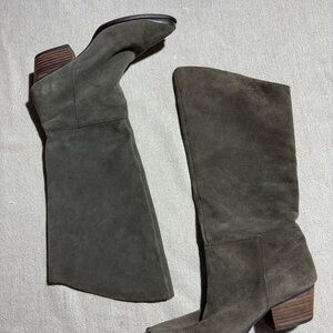 Chinese Laundry Olive Heeled Boots